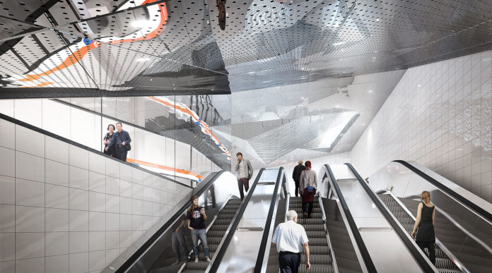 Havainnekuva Espoonlahden metroasema