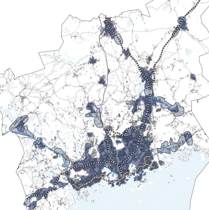 Maankäytön ensisijaiset vyöhykkeet MAL 2019 -suunnitelman mukaisesti